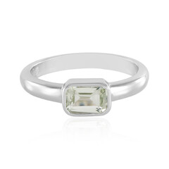 Anello in argento con Ametista Verde
