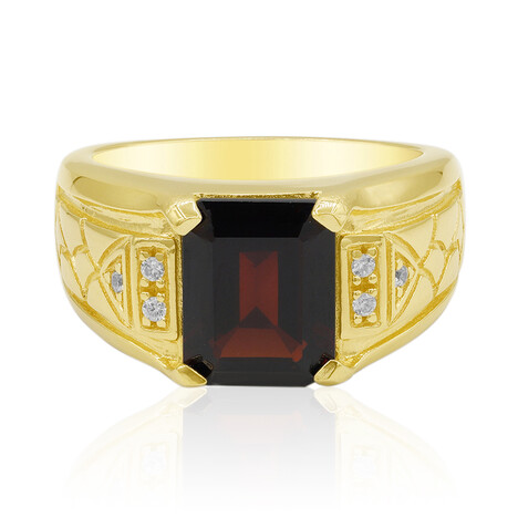 Bague en argent et Grenat