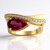 Anello in oro con Granato Tanga (de Melo Gold)