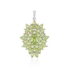 Peridot Silver Pendant