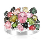 Anillo en plata con Turmalina rosa de Brasil (de Melo Essence)