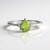 Anello in argento con Peridoto
