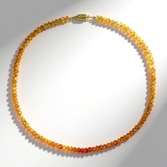 Collana in argento con Topazio Imperiale (Adela Silber)