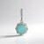 Ciondolo in argento con Grandidierite