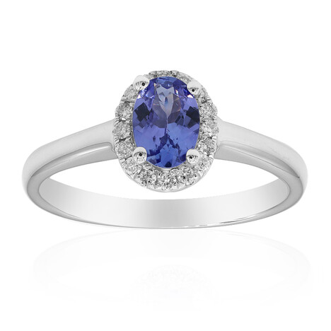Anello in oro con Tanzanite AAA