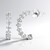 Orecchini in argento con Zircone
