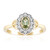 Anello in oro con Tanzanite Verde (non riscaldata)
