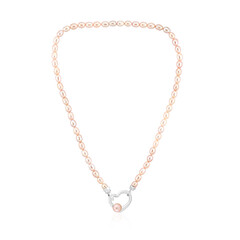 Collar en plata con Perla rosa Freshwater