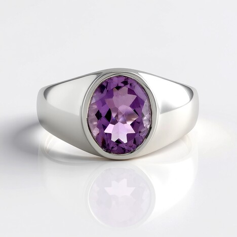 Anello in argento con Quarzo Azur