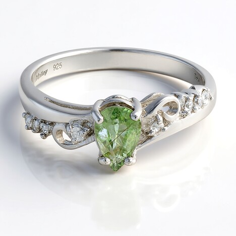 Anello in argento con Tormalina Paraíba