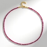 Collana in argento con Tormalina Rosa Nigeriana