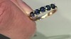 Gouden ring met Blauwe Ceylon saffieren (CIRARI)