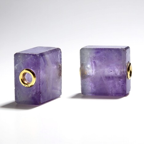 Ciondolo in argento con Fluorite (MONOSONO COLLECTION)