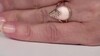 Zilveren ring met een I1 Argyle-Rose de France diamant (Annette)