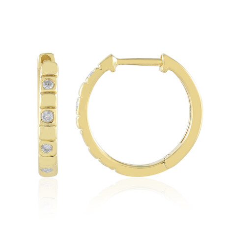 Orecchini in argento con Diamante I2 (H)