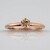 Bague en or et Diamant rose de France VS1 d'Argyle (Annette)