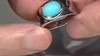 Bague en argent et Turquoise Sleeping Beauty