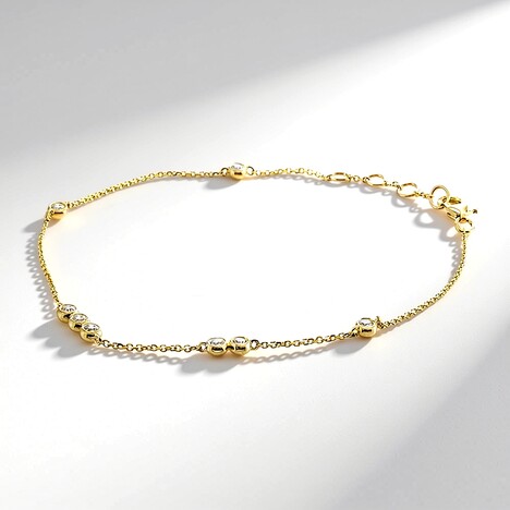 Bracciale in oro con Diamante SI1 (H)