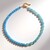 Collana in argento con Acquamarina Brasiliana
