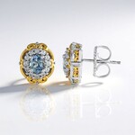 Orecchini in argento con Acquamarina (Gems en Vogue)