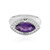 Sibirischer Amethyst-Silberring (de Melo)