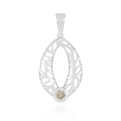 Zawieszka na srebro i Diament I2 szampański  (Ornaments by de Melo)