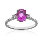 Anello in oro con Zaffiro Rosa (CIRARI)