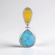 Turquoise Silver Pendant (dagen)