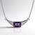 Collana in argento con Ametista (Remy Rotenier)
