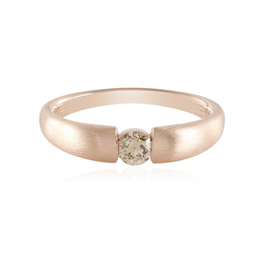 VS2 Schokoladen-Brillant-Goldring