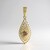 Ciondolo in oro con Diamante Champagne I2 (Ornaments by de Melo)