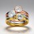 Anello in argento con Zircone (Adela Silber)