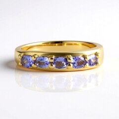 Anello in argento con Tanzanite