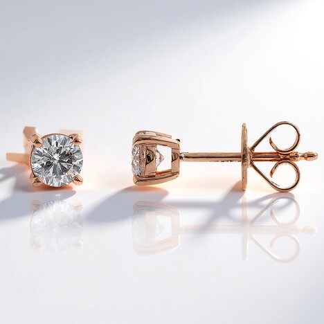 Orecchini in oro con Diamante I1 (H) (CIRARI)
