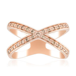 I1 Argyle-Rose de France-Brillant-Silberring (Annette)