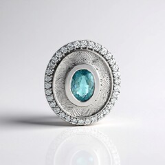 Ciondolo in argento con Zircone Ratanakiri