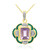 Collar en plata con Amatista Rosa de Francia