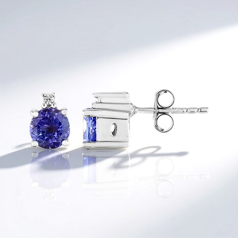 Orecchini in argento con Tanzanite