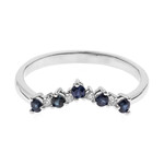 Blauer Ceylon-Saphir-Goldring