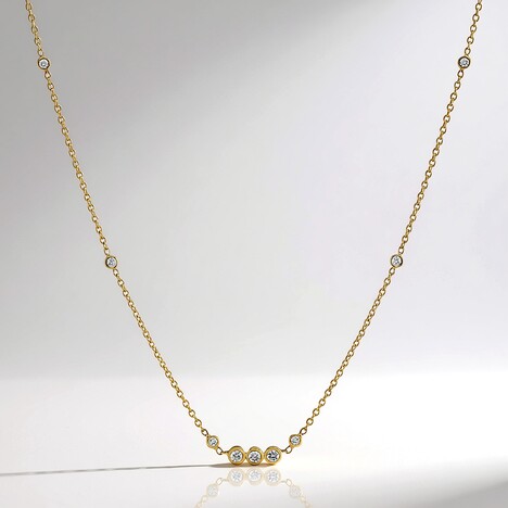 Collana in oro con Diamante IF (G) (de Melo Gold)