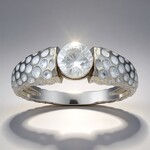 Anello in argento con Zircone