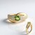 Bague en or et Tourmaline verte du Brésil (AMAYANI)