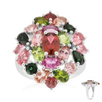 Anillo en plata con Turmalina rosa de Brasil (de Melo Essence)