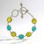 Bracciale in argento con Quarzo Ouro Verde (Dallas Prince Designs)