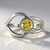 Anello in argento con Berillo Giallo