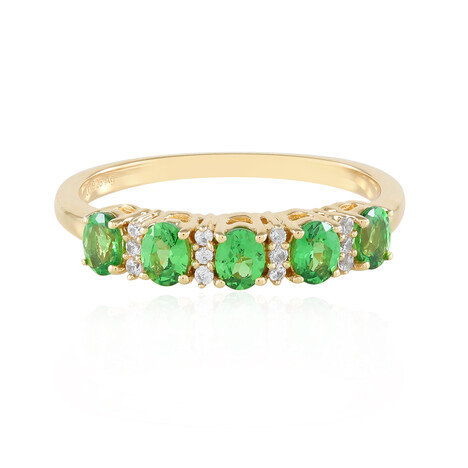 Anillo en plata con Tsavorita Lemshuku