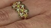 Gouden ring met gele saffieren