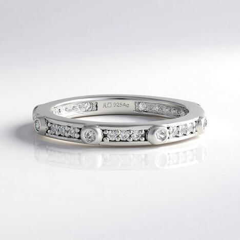 Anello in argento con Zircone