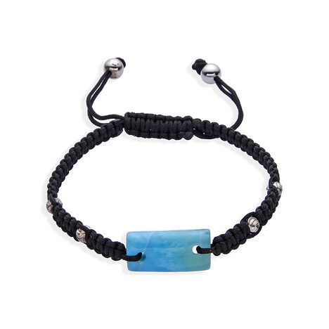 Larimar-Silberarmband