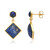 Lapis Lazuli Silver Earrings